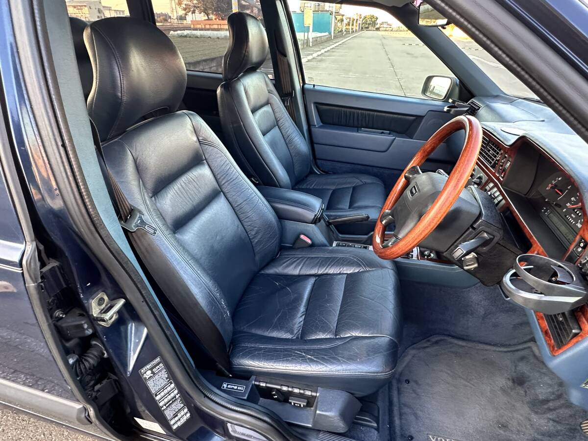 諸費用無売り切り 予備検付 埼玉県所沢市 850エステート 2.5 20V 希少青革内装 サンルーフ ETC 電動シート エアコン その他機関良好！_画像3