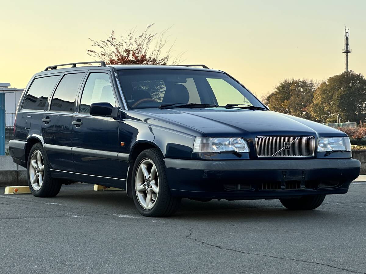 諸費用無売り切り 予備検付 埼玉県所沢市 850エステート 2.5 20V 希少青革内装 サンルーフ ETC 電動シート エアコン その他機関良好！_画像5