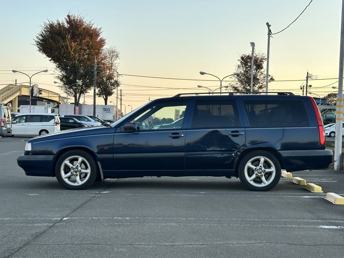 諸費用無売り切り 予備検付 埼玉県所沢市 850エステート 2.5 20V 希少青革内装 サンルーフ ETC 電動シート エアコン その他機関良好！_画像8