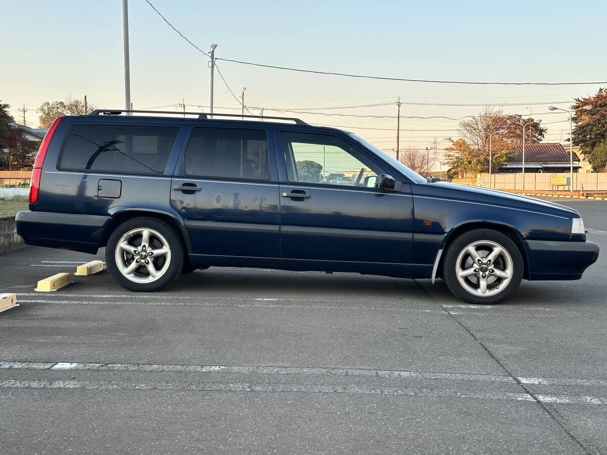 諸費用無売り切り 予備検付 埼玉県所沢市 850エステート 2.5 20V 希少青革内装 サンルーフ ETC 電動シート エアコン その他機関良好！_画像9