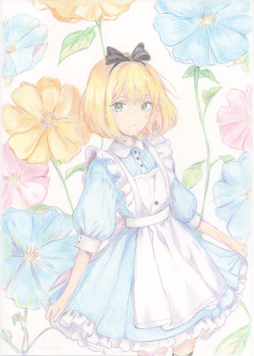  ручные иллюстрации A4 кент бумага карандашный набросок автомобиль - авторучка * цветные карандаши использование тайна . цветок . цвет иллюстрации оригинал иллюстрации 1 пункт предмет 