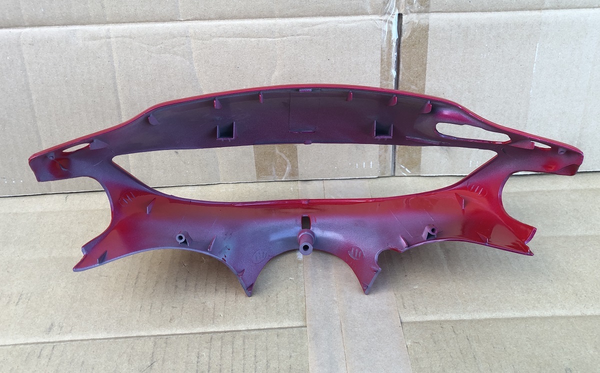 未使用 社外補修外装 ライブディオZX AF35 1型 ライトカウル 赤/マグナレッド? LiveDioZX ヘッドライトカバー 長期保管品 _画像6