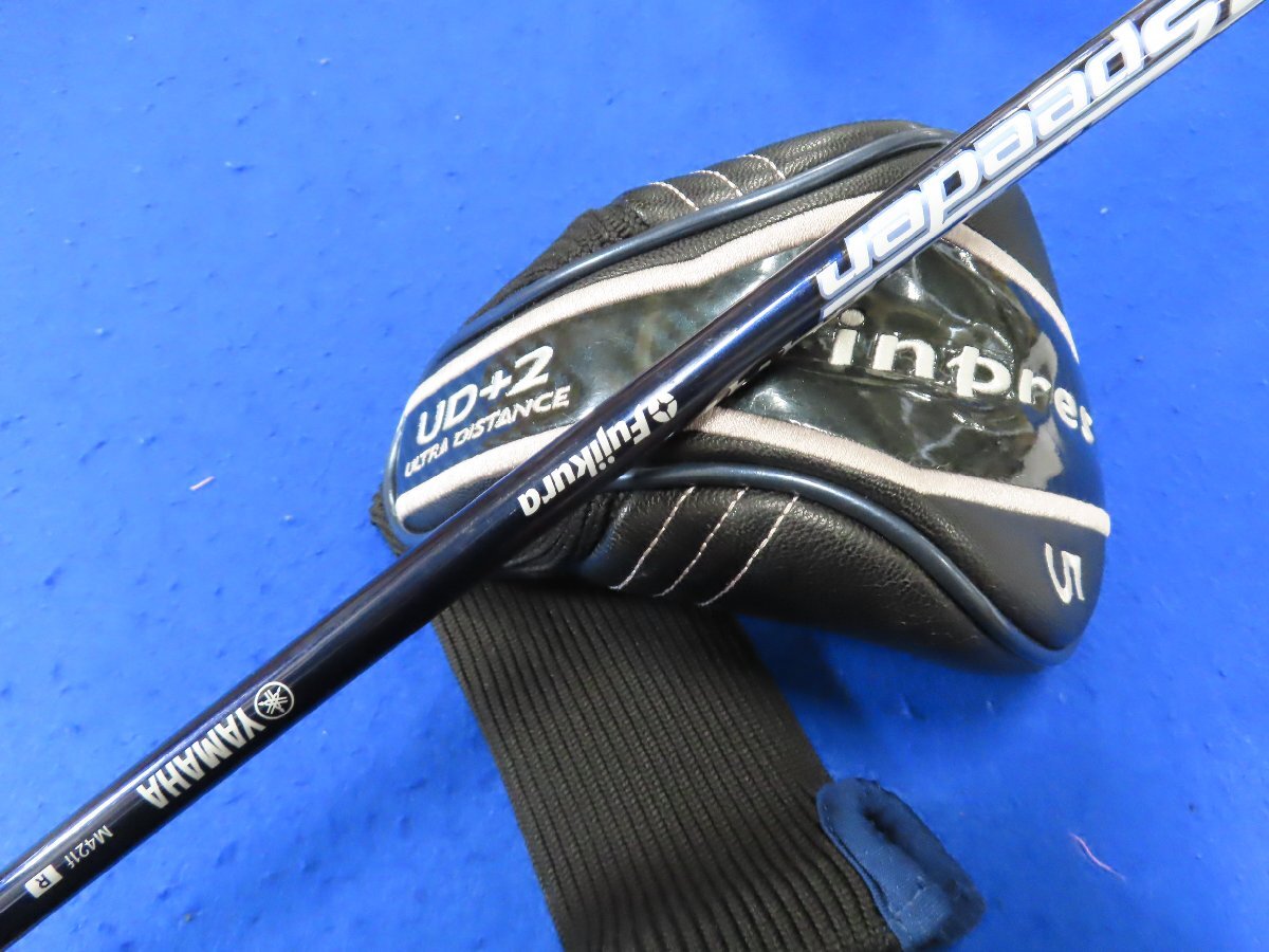 【中古】1円 スタート ヤマハ 2021 INPRES UD+2(インプレス)フェアウェイウッド 5W(17°)【R】Air Speeder for YAMAHA M421f_画像9