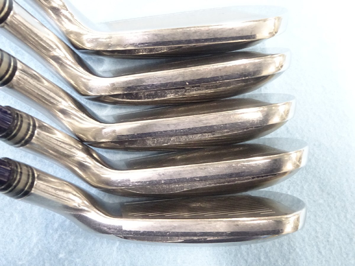 1円 スタート【中古】ダンロップ　2018　XXIO-10（ゼクシオ10）ネイビー　アイアン　計5本セット（6～Pw）【SR】MP1000 カーボンシャフト_画像6