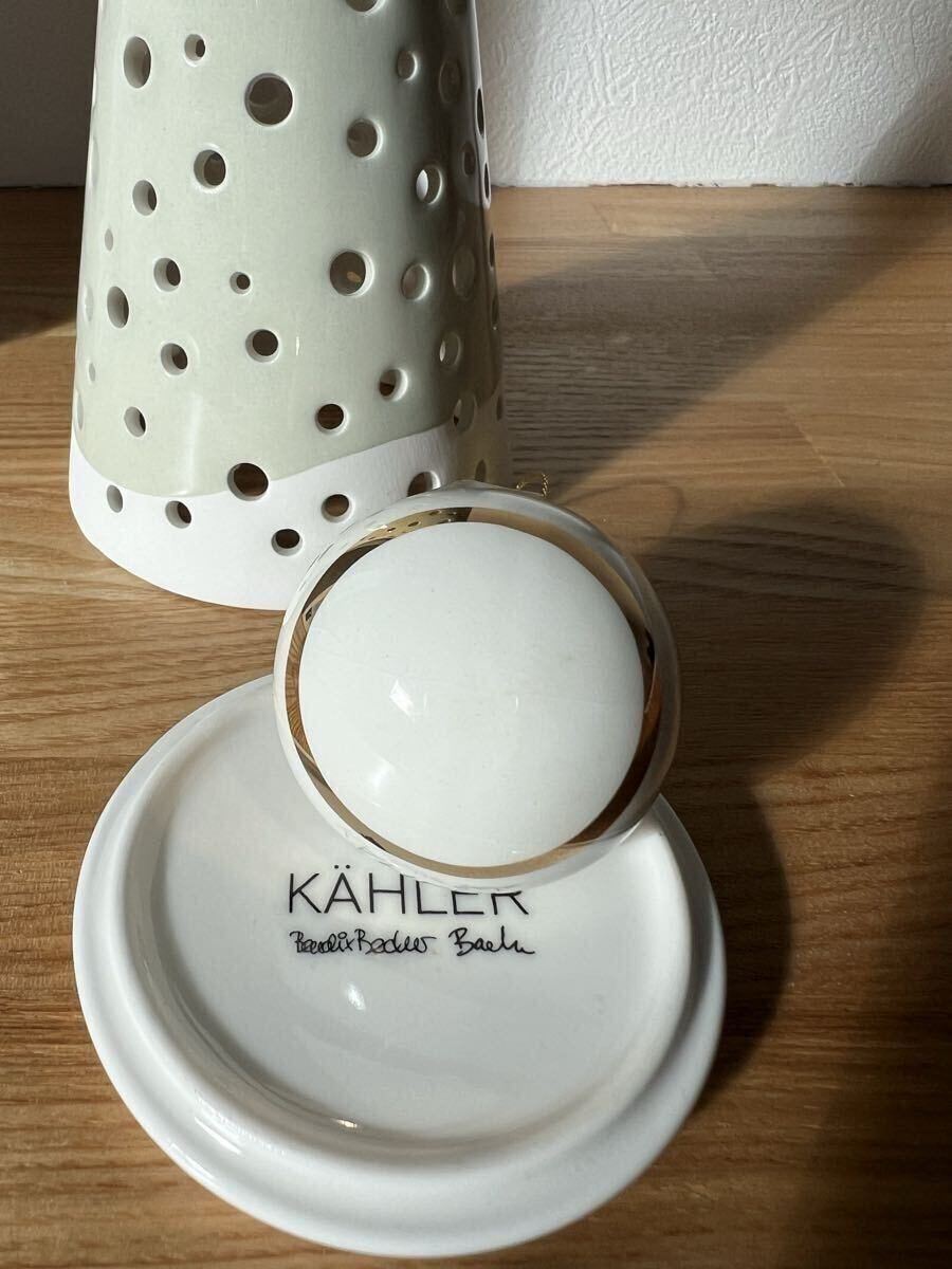 ケーラー【KAHLER】ノビリ　ティーライトホルダー　クリスマスツリー/オマジオ　オーナメントセット_画像6