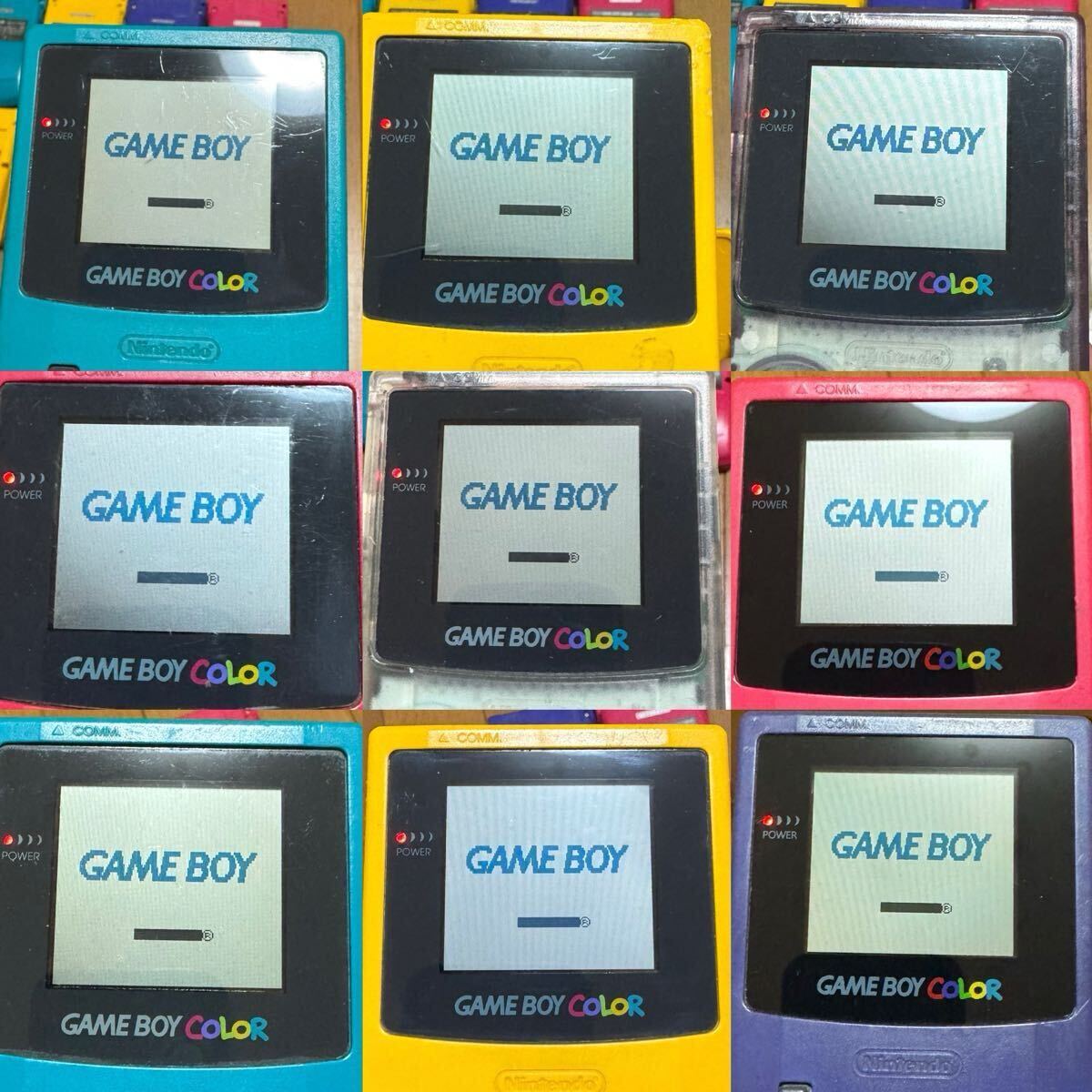GBC 本体 10台 動作確認済み ゲームボーイカラー セット まとめて ゲームボーイ Nintendo console A_画像3