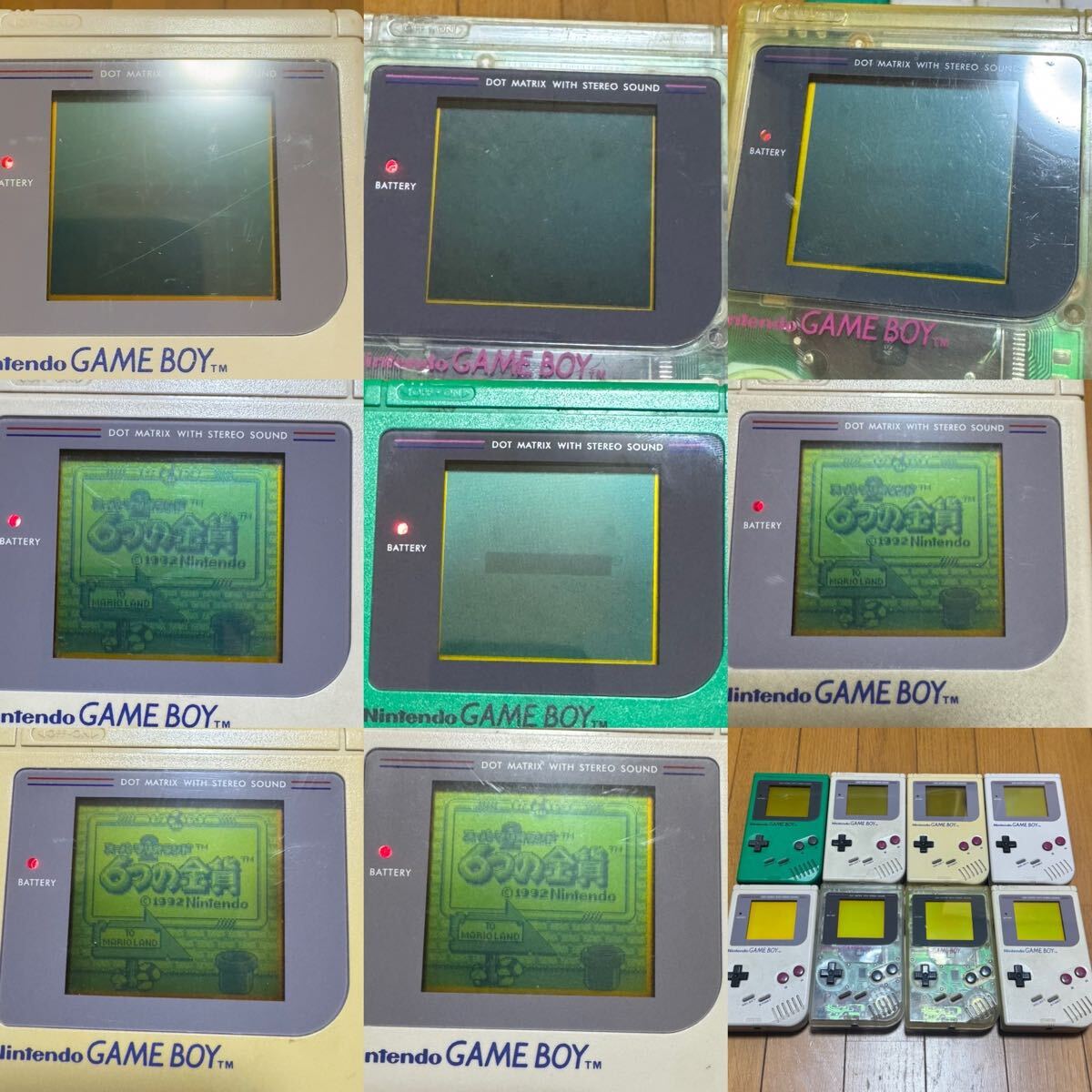 GB 本体 8台 動作確認済み ゲームボーイ セット まとめて Nintendo console 初代 DMG-01_画像3