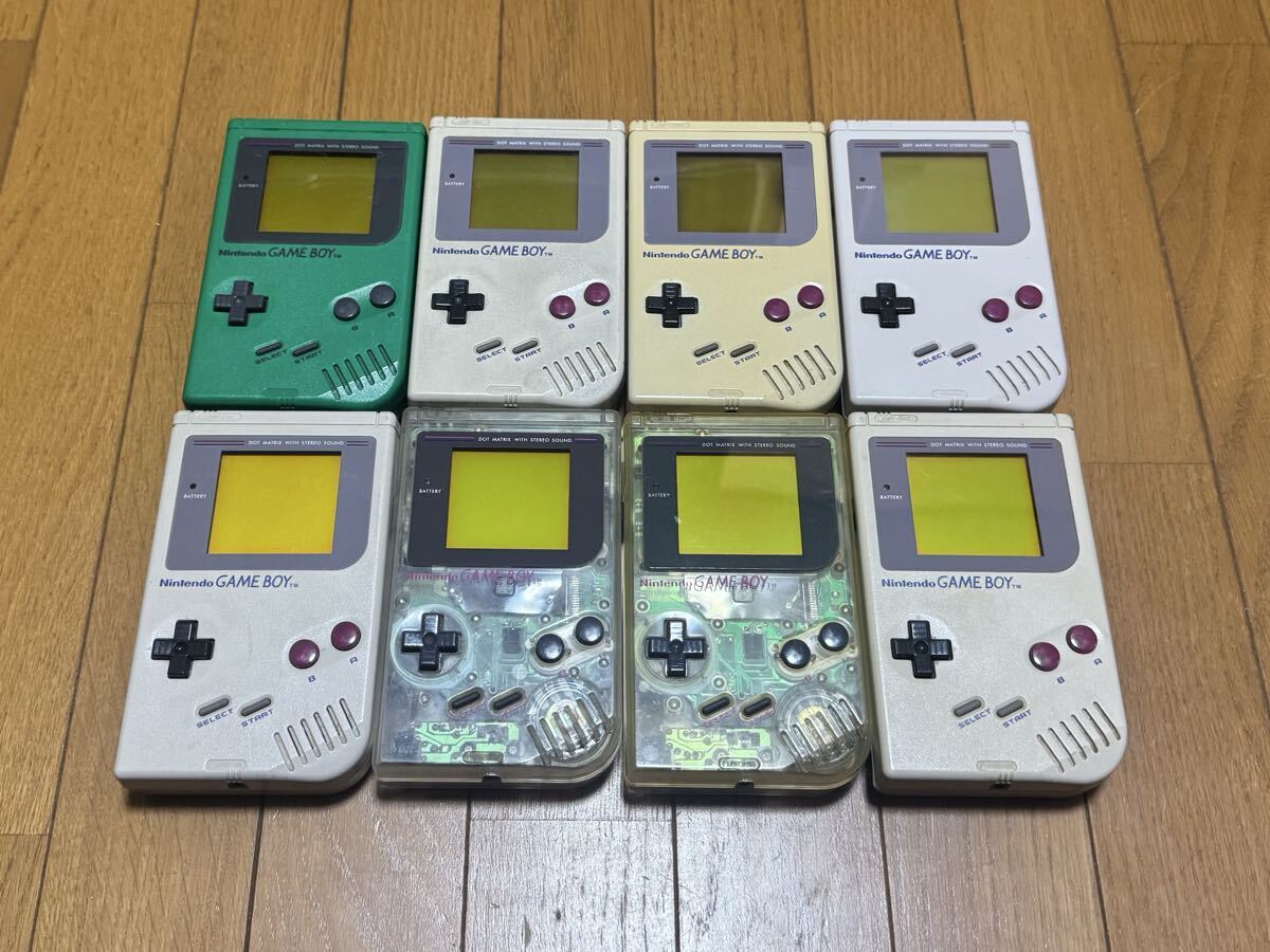 GB 本体 8台 動作確認済み ゲームボーイ セット まとめて Nintendo console 初代 DMG-01_画像1