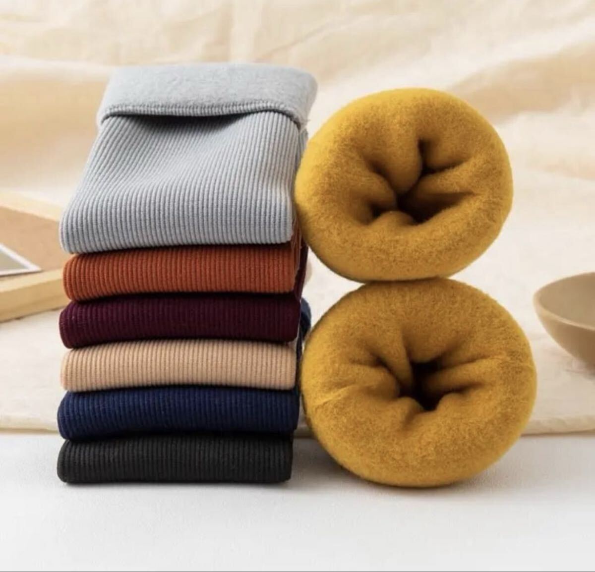 5足セット あったか裏起毛靴下ルームソックス男女兼用ソックス_画像8