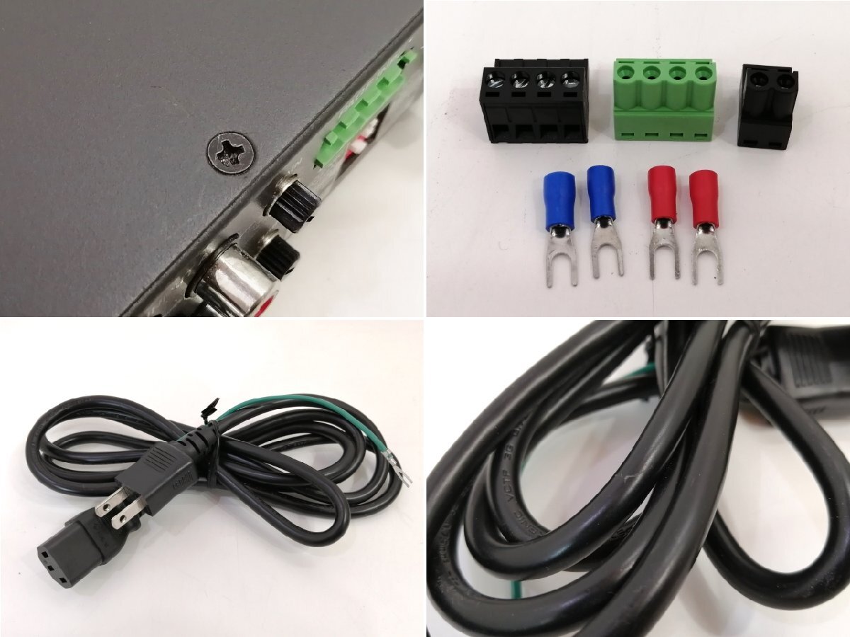 現状品 通電確認済み■BOSE 一体型ゾーンアンプ FreeSpace IZA 250-LZ コンパクトミキサー 店舗 音響 ボーズ ロー・インピーダンス②_画像10