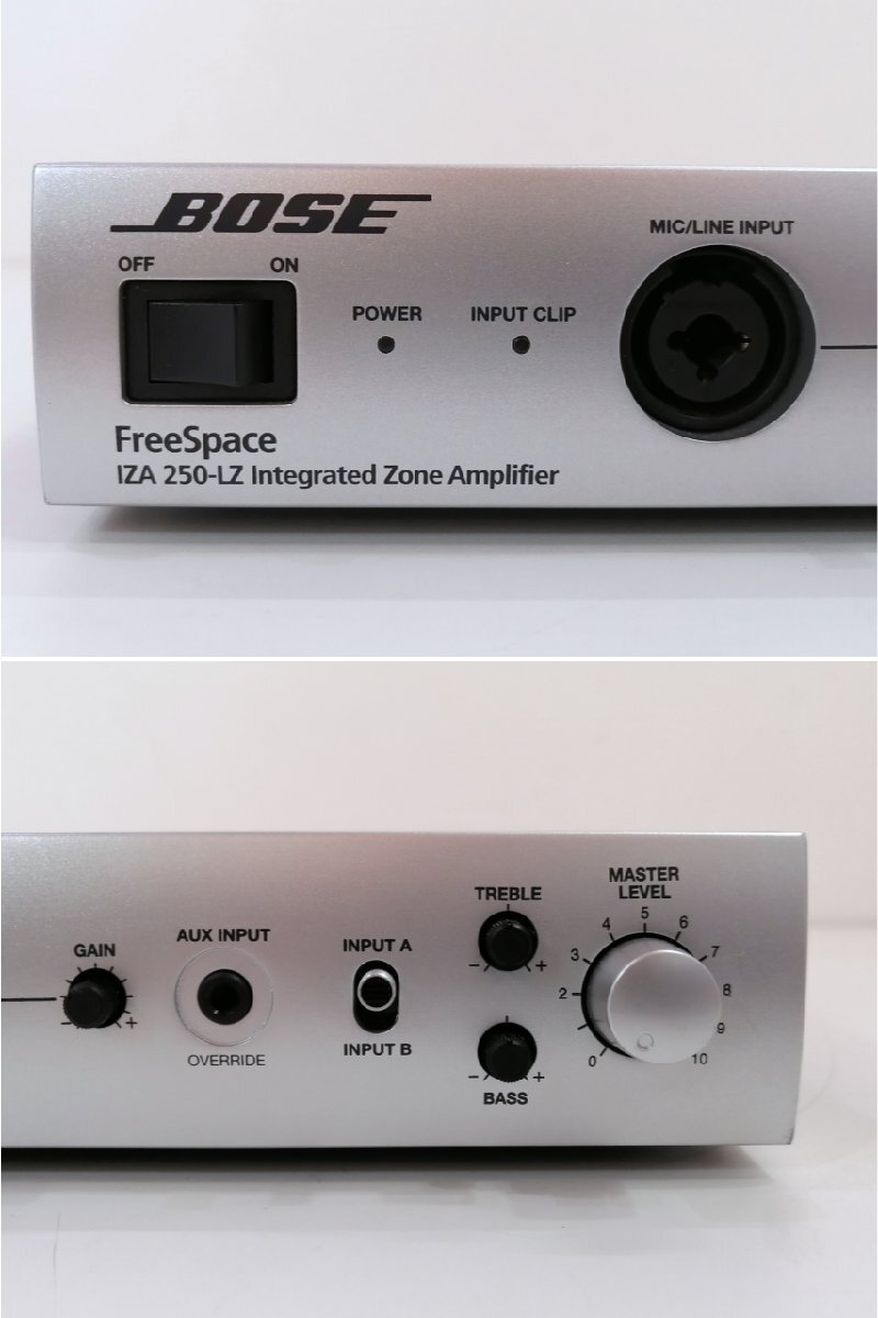 現状品 通電確認済み■BOSE 一体型ゾーンアンプ FreeSpace IZA 250-LZ コンパクトミキサー 店舗 音響 ボーズ ロー・インピーダンス③_画像7