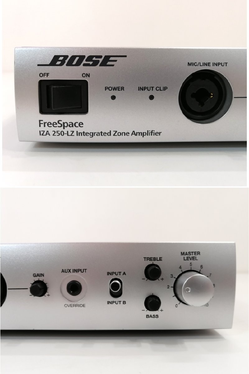 現状品 通電確認済み■BOSE 一体型ゾーンアンプ FreeSpace IZA 250-LZ コンパクトミキサー 店舗 音響 ボーズ ロー・インピーダンス②_画像6