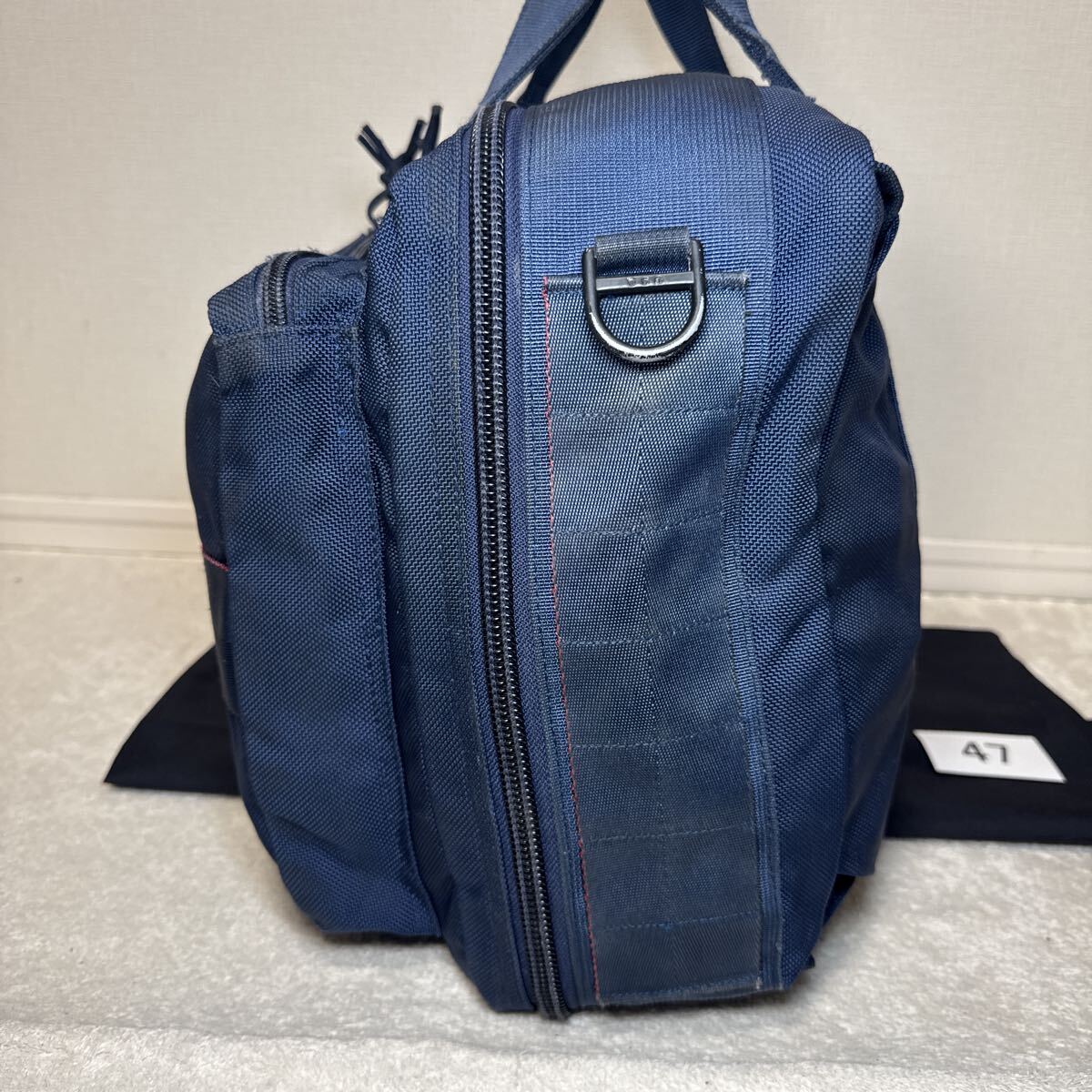 47 ブリーフィング BRIEFING BEAMS ネイビー ビジネスバッグ 3WAY PLUS リュック_画像4