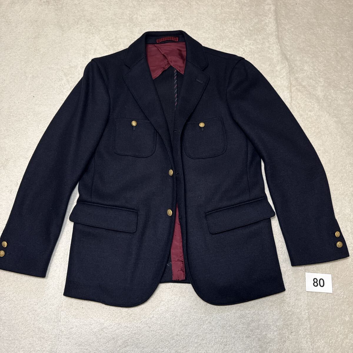80 極美品　SOUTIENCOL スティアンコル　ブレザー　01 S 日本製_画像1