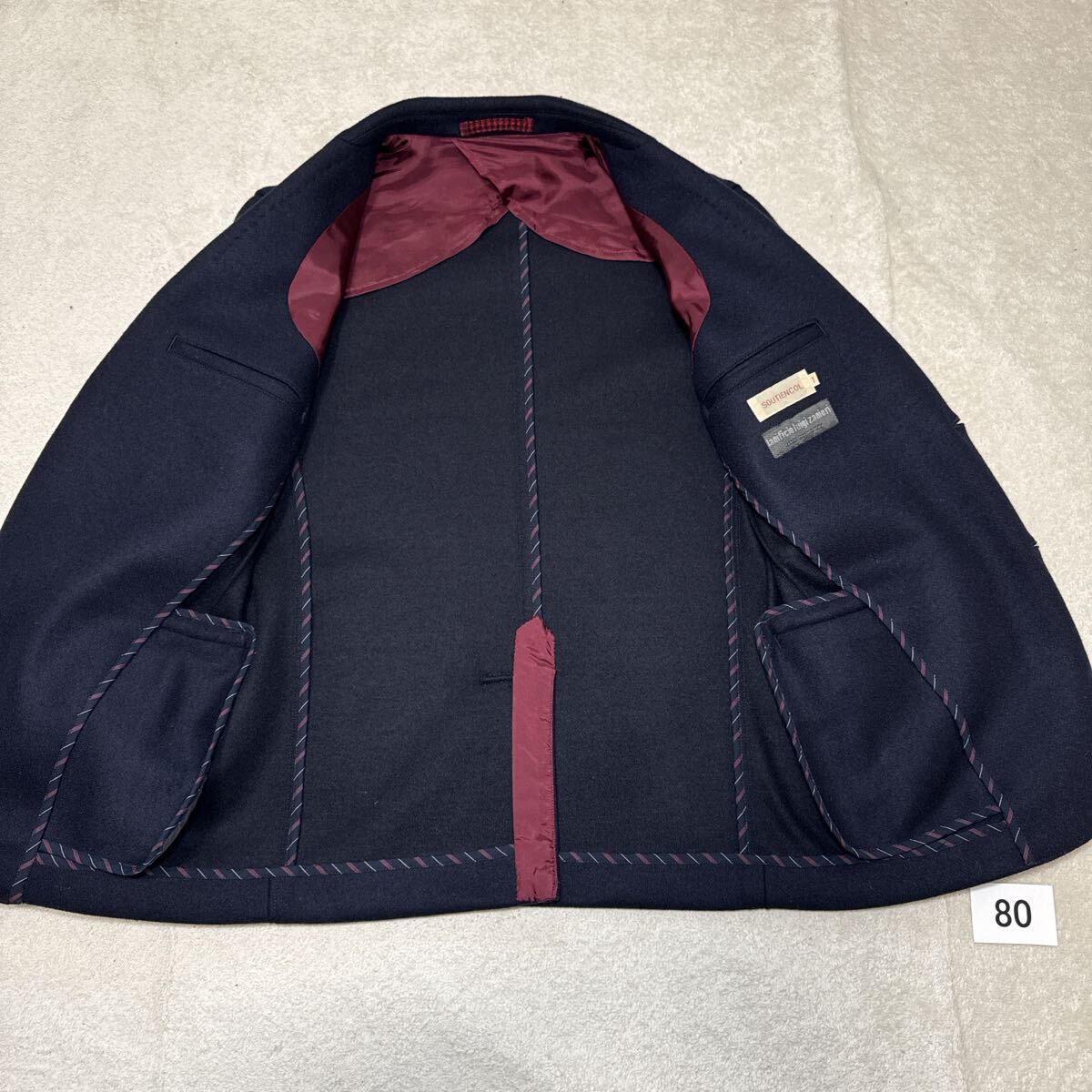 80 極美品　SOUTIENCOL スティアンコル　ブレザー　01 S 日本製_画像3