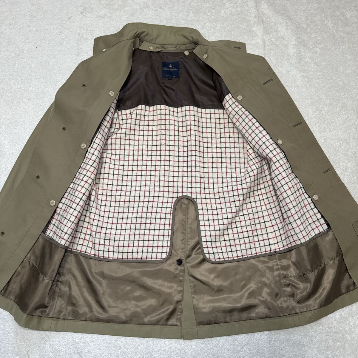 88 美品　日本製　ブルックスブラザーズ　コート　ベージュ　S_画像4