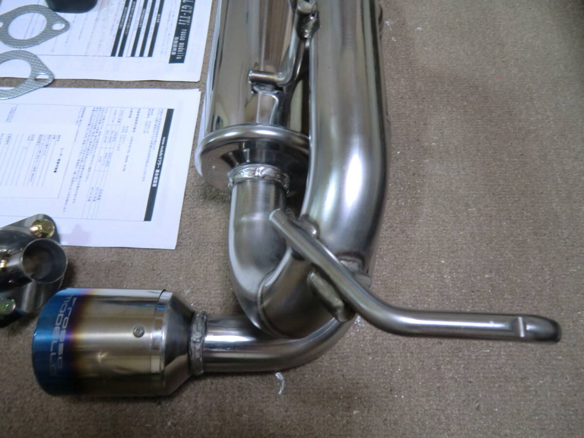 ロッソモデロ DUSSEL GT-TTi マフラー ジムニー JB64 JB74W 左右出し 車検対応 チタンテール_画像4