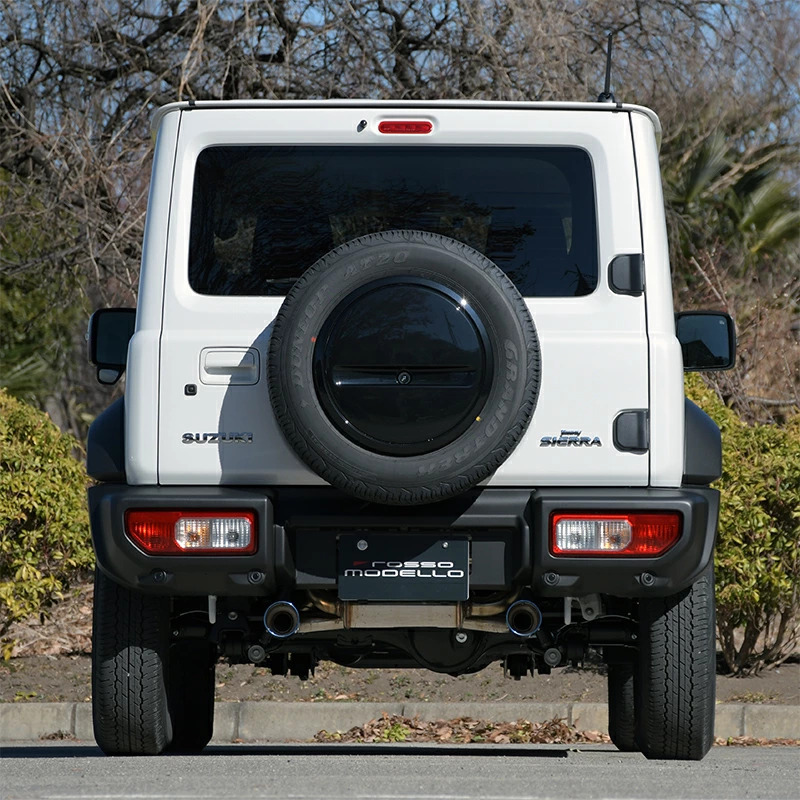 ロッソモデロ DUSSEL GT-TTi マフラー ジムニー JB64 JB74W 左右出し 車検対応 チタンテール_画像2