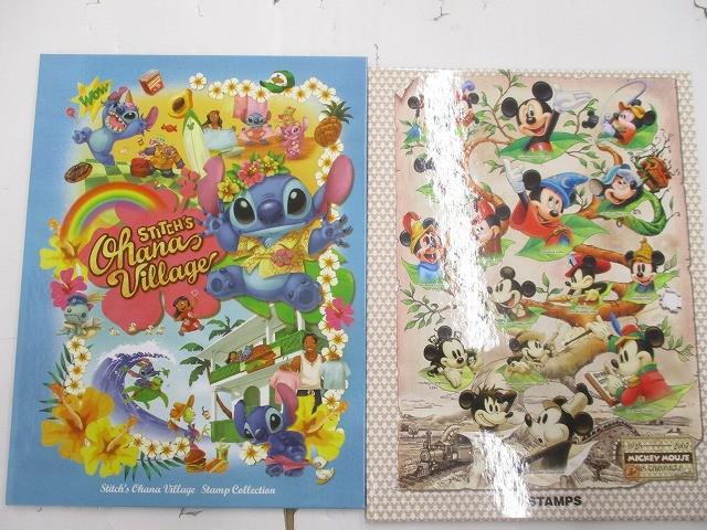  не использовался марка Disney Mickey minnie Stitch 80 иен ×30 листов 52 иен ×10 листов 2920 иен минут товары комплект 