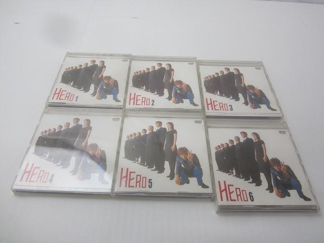 中古品 SMAP 木村拓哉 DVD HERO 1〜6 6巻セット グッズセット_画像1