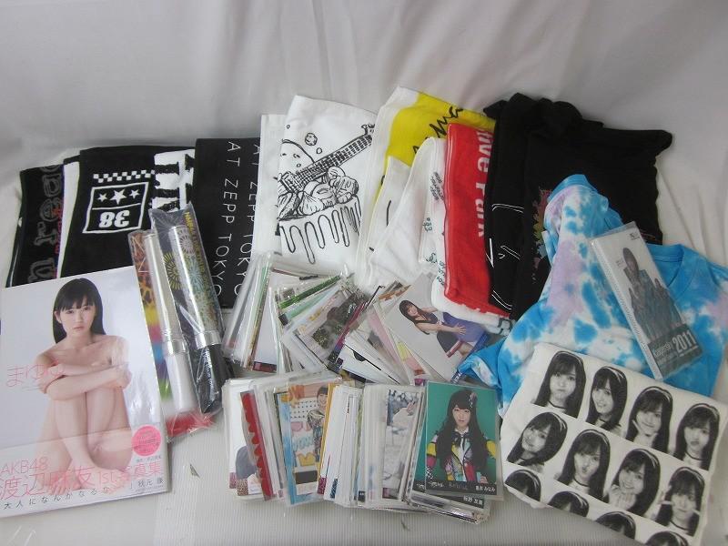  б/у товар идол NMB48 AKB48 Yamamoto Sayaka Watanabe Mayu др. фонарик-ручка футболка полотенце фотоальбом life photograph и т.п. товары комплект 