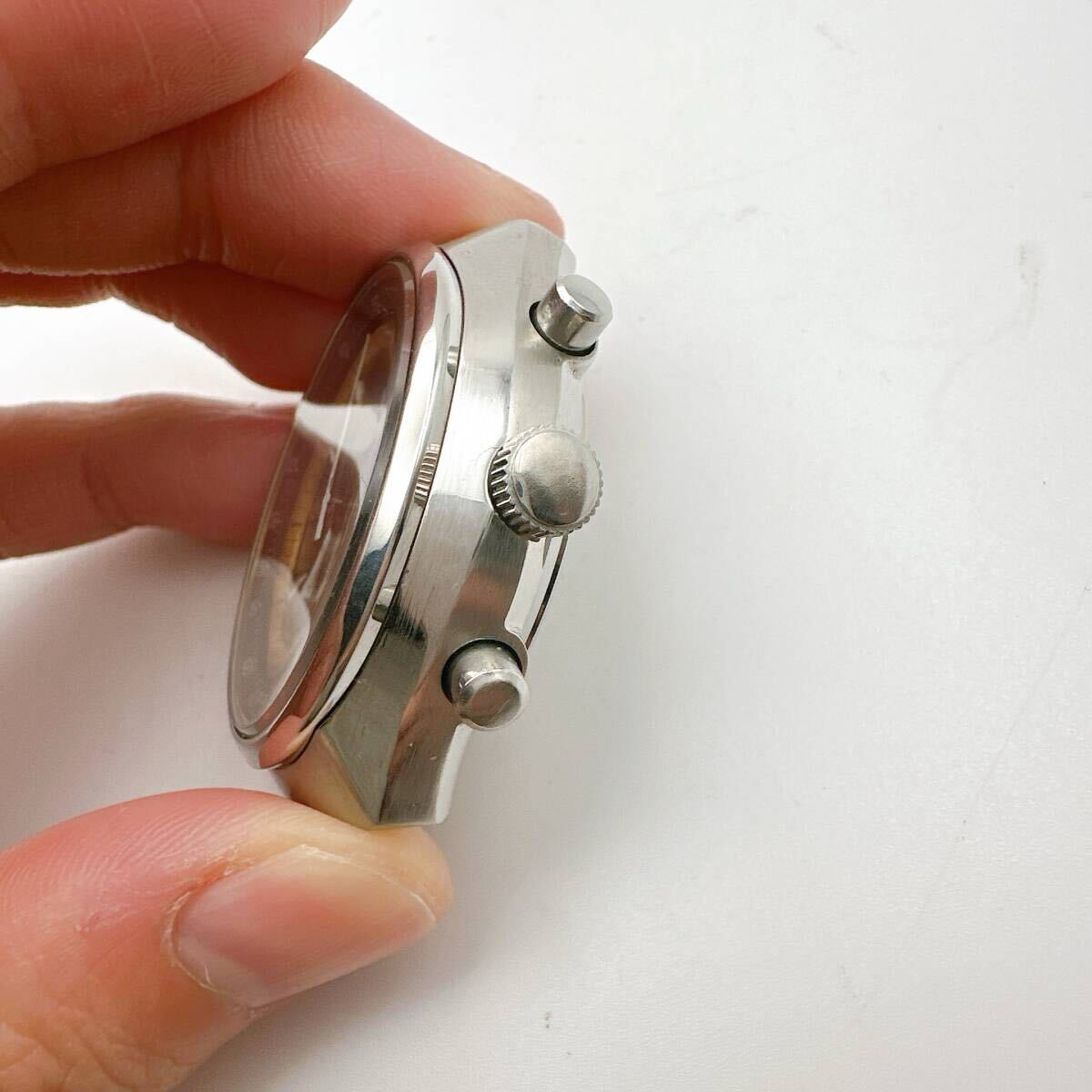 美品 稼動品 自動巻き SEIKO セイコースピードタイマー クロノグラフ 6138-8021ビンテージ デイデイト メンズ 腕時計　黒文字盤_画像7