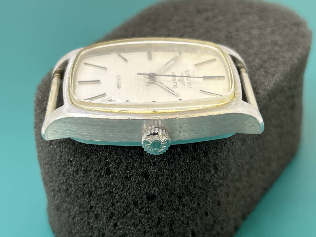 【M81】LONGINES FLAGSHIP AT cal.6651 SSケース 稼働 メンズ時計 中古時計 _画像2