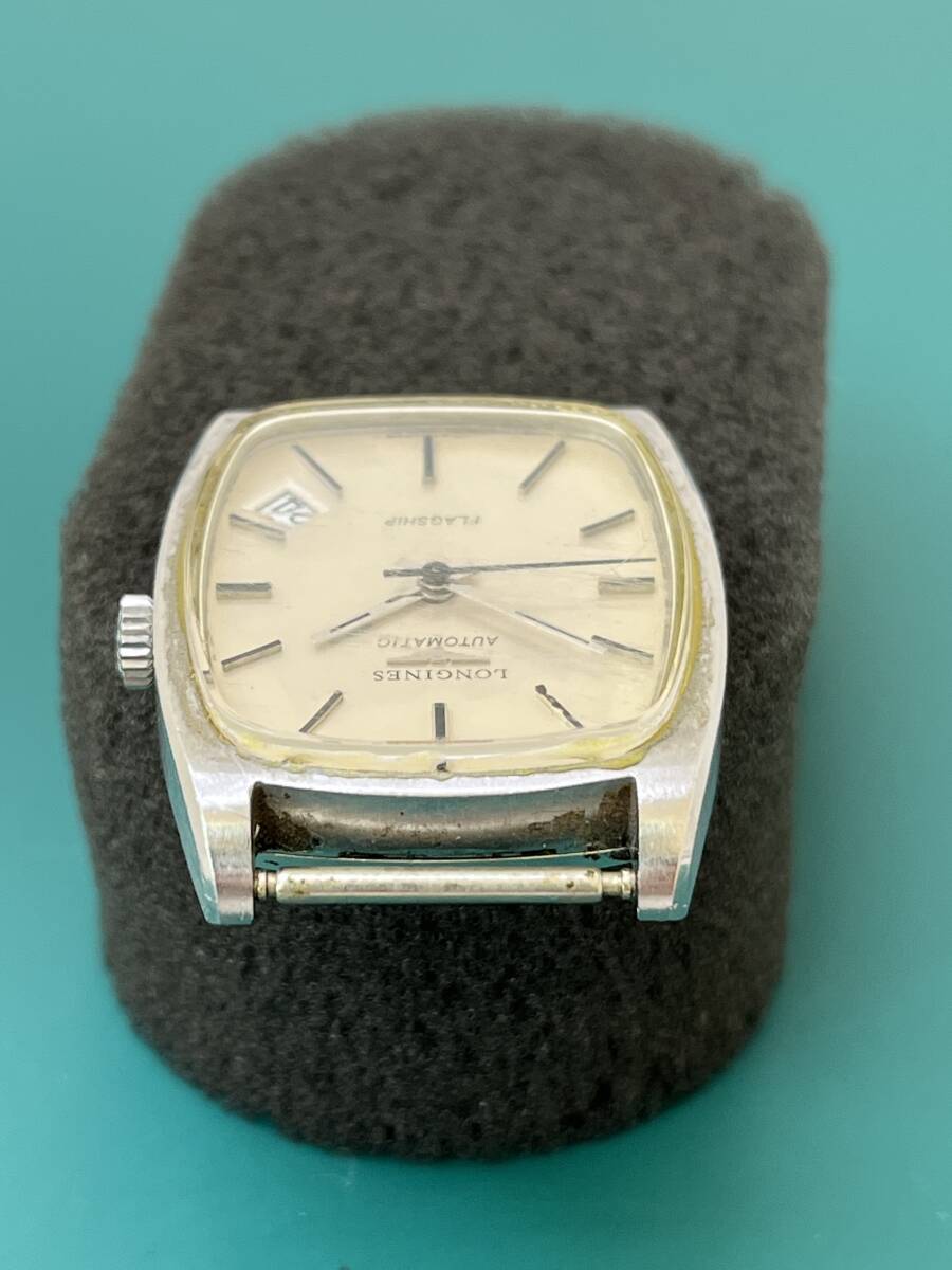 【M81】LONGINES FLAGSHIP AT cal.6651 SSケース 稼働 メンズ時計 中古時計 _画像5