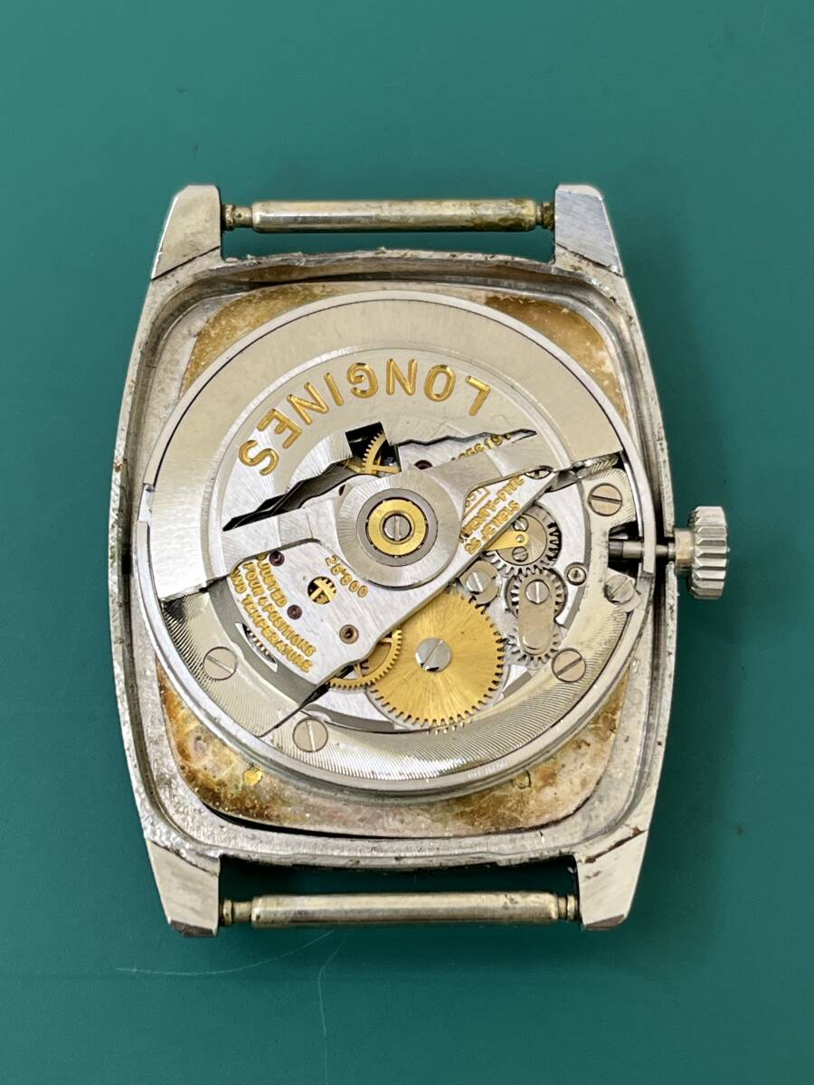 【M81】LONGINES FLAGSHIP AT cal.6651 SSケース 稼働 メンズ時計 中古時計 _画像10