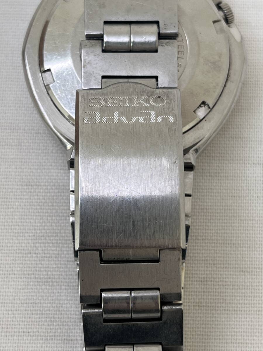 【M110】SEIKO advan アドバン 6106-7570 自動巻き SSケース 純正バンド 稼働品 メンズ時計 中古時計_画像10
