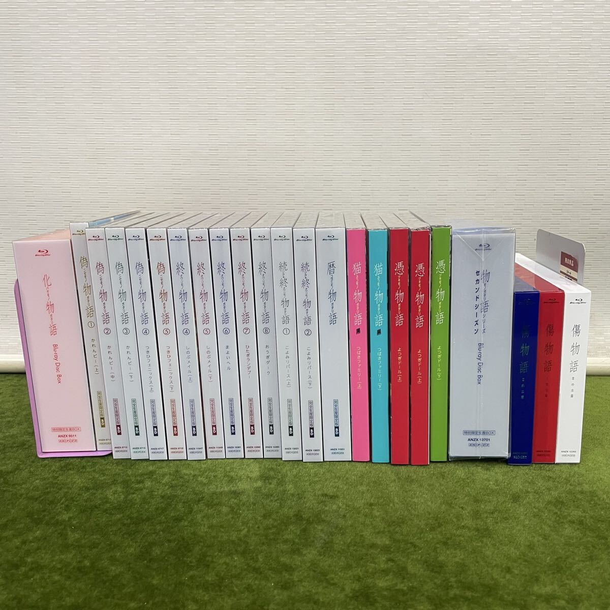 ★☆アニメ Blu-ray/ブルーレイ 物語シリーズ Blue-ray Disc BOX/完全生産限定版 など 化物語/偽物語/終物語/続・終物語 など 巻抜けあり_画像1