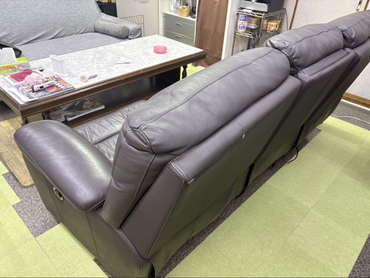  прямой . доставка ограничение!nitoli электрический раскладной диван NITORI Kyoto 