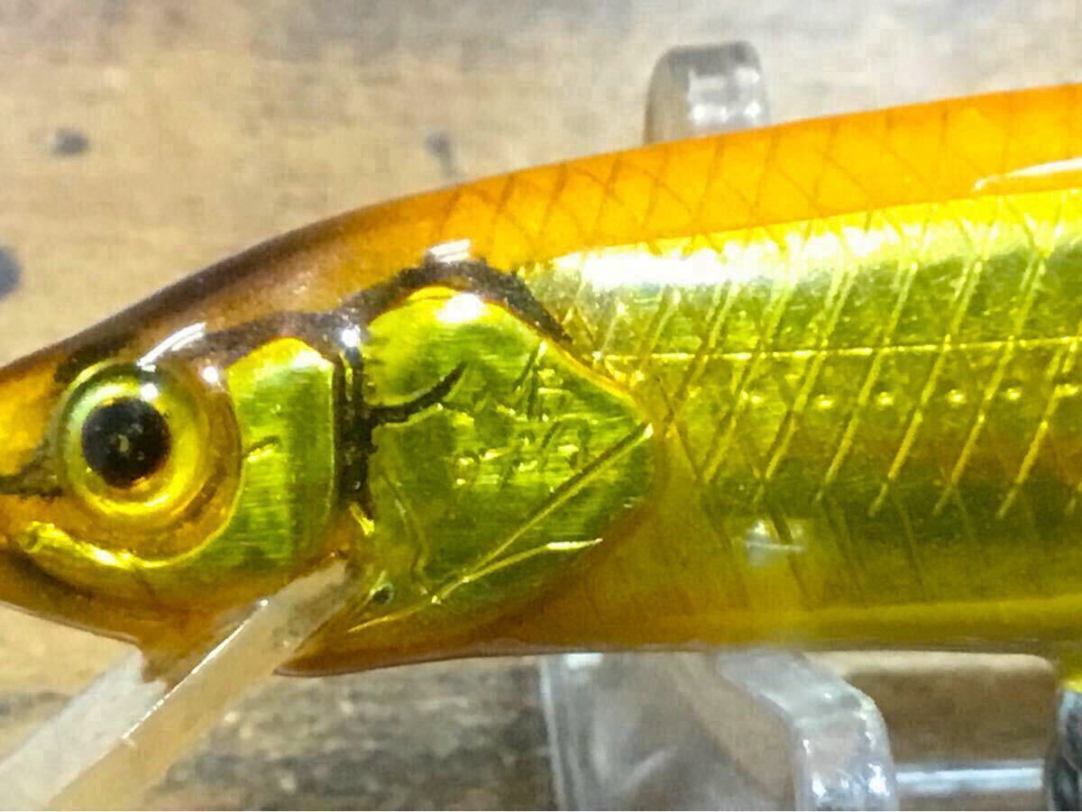 WOOD-BAIT/ハンドメイドミノー/約90㎜・約8g/未使用美品/ウッドベイト/(トラウト/遠藤龍美/アーキテクト/ハンクル)_画像2