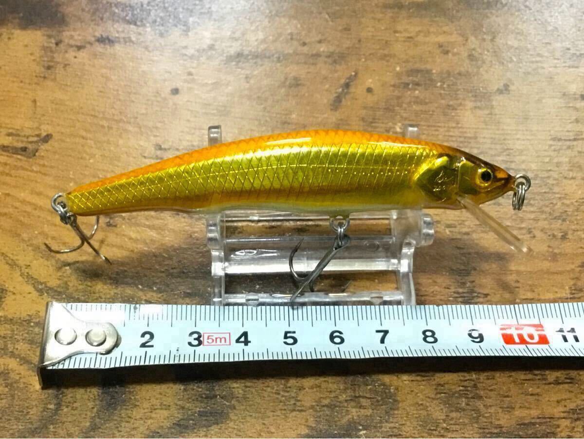 WOOD-BAIT/ハンドメイドミノー/約90㎜・約8g/未使用美品/ウッドベイト/(トラウト/遠藤龍美/アーキテクト/ハンクル)_画像6