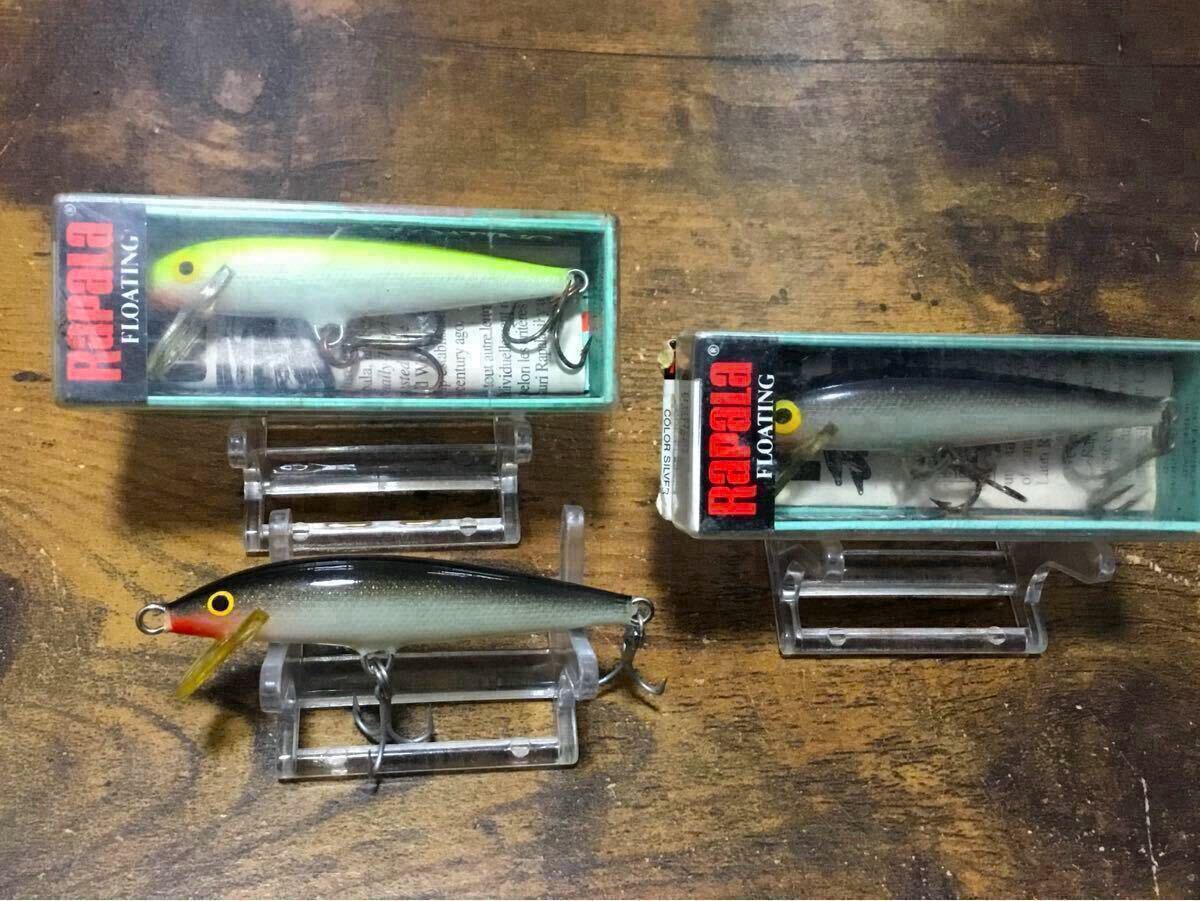 OLD/RAPALA/F7/FINLAND他/約65㎜・約4g/箱付き含む・美品3点セット/オールド/ラパラ/フローティング/フィンランド/(エリア/トラウト)_画像1