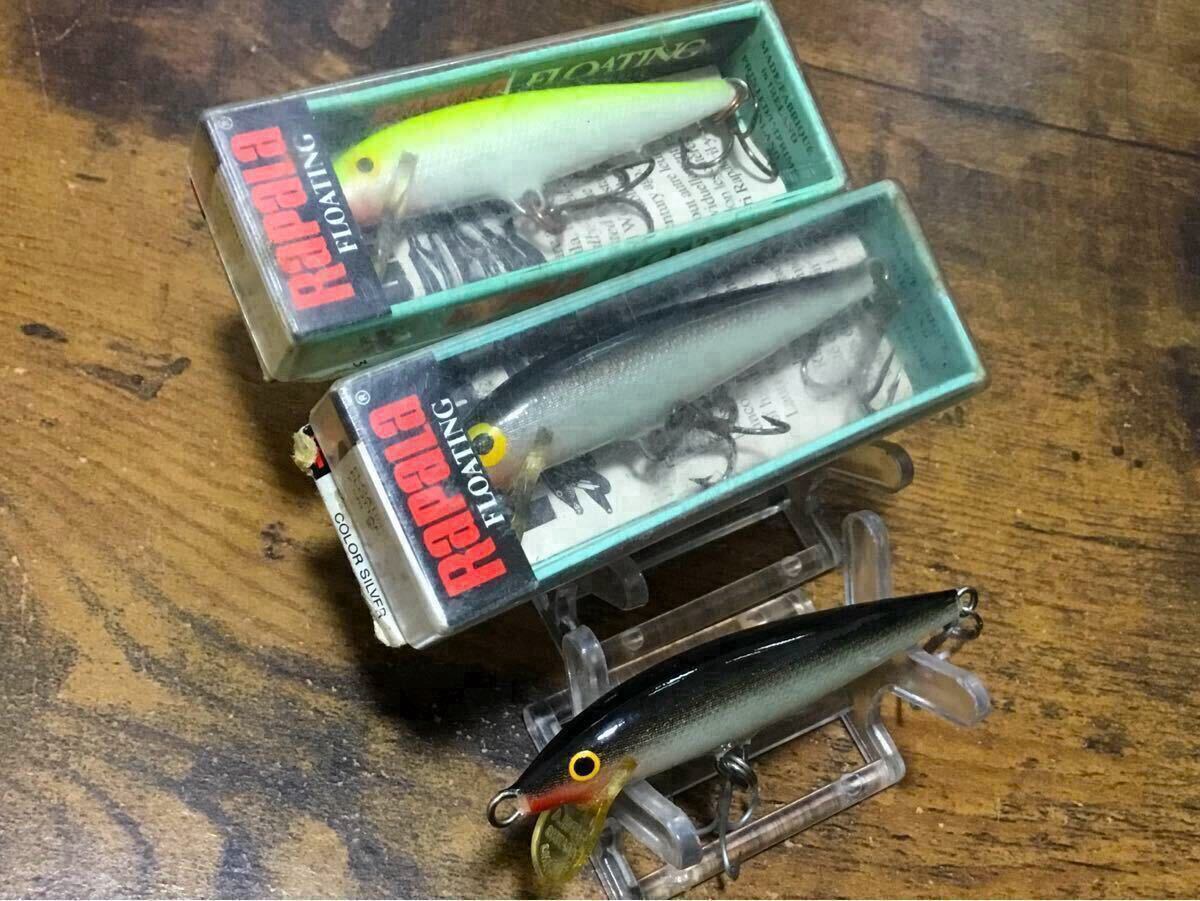 OLD/RAPALA/F7/FINLAND他/約65㎜・約4g/箱付き含む・美品3点セット/オールド/ラパラ/フローティング/フィンランド/(エリア/トラウト)_画像7
