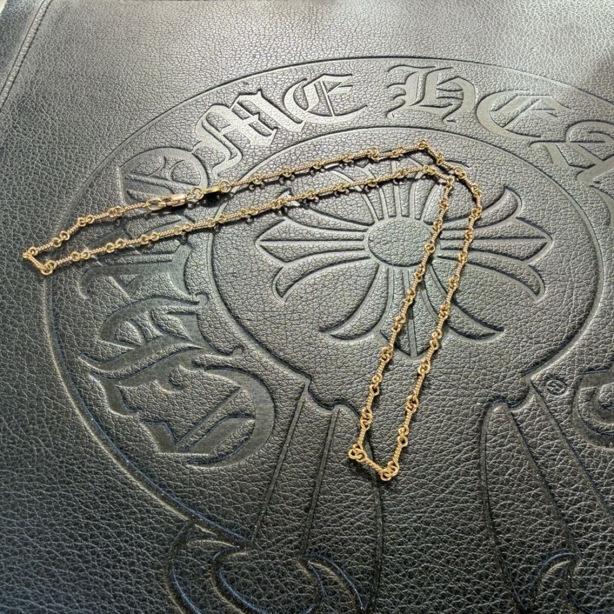 クロムハーツ22kツイストチェーン18インチ チェーン ネックレス_画像2