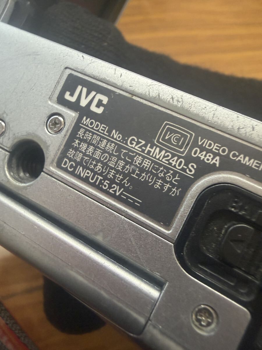 JVC ビデオカメラ　GZ-HM240-S 現状品未確認_画像5