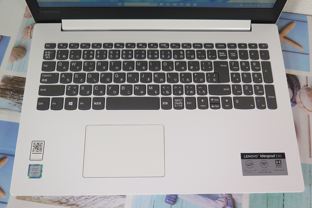 フルHD【高速Core i7第7世代★メモリ8GB+爆速新品SSD512GB】Lenovo ideapad 330 最新Win11 v.24H2+Office2019H&B★Webカメラ/DVD-RW/Wi-Fi_画像2