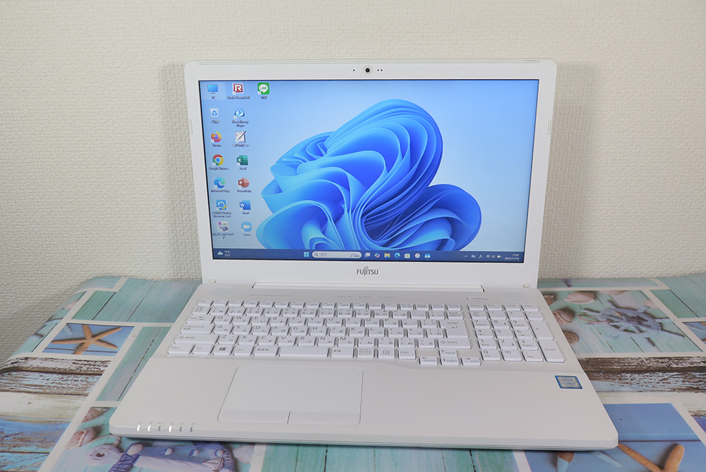 【高速Core i7第7世代+メモリ8GB★爆速新品SSD512GB】富士通 AH50/D2 最新Win11 v.24H2+Office2019 H&B★Webカメラ/HDMI/Wi-Fi/DVD-RW_画像6