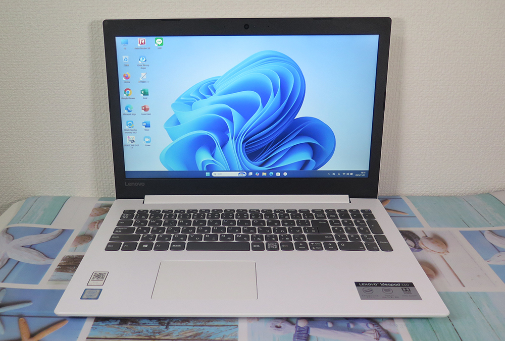フルHD【高速Core i7第7世代★メモリ8GB+爆速新品SSD512GB】Lenovo ideapad 330 最新Win11 v.24H2+Office2019H&B★Webカメラ/DVD-RW/Wi-Fi_画像6