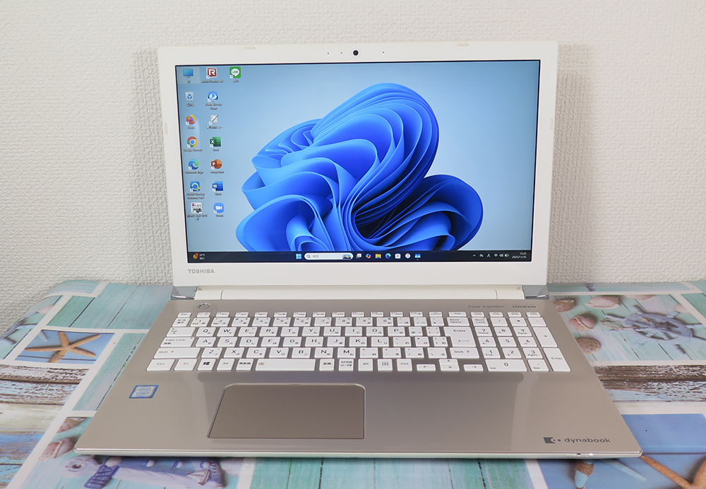 フルHD【高速Core i7(第8世代)★メモリ8GB+爆速新品SSD512GB】東芝 Dynabook T65/GG 最新Win11+Office2019H&B ★ Webカメラ/Wi-Fi/ONKYO_画像6