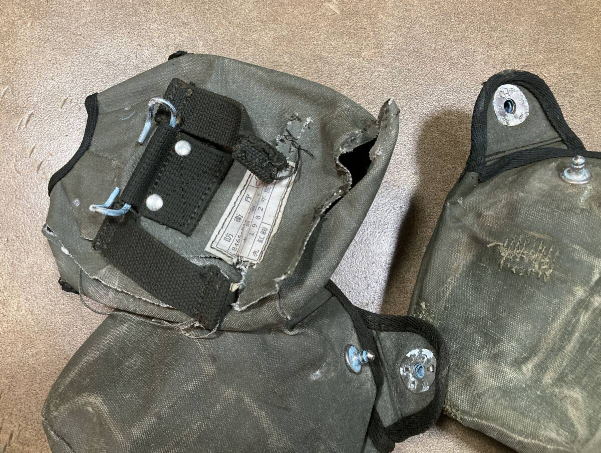  Ground Self-Defense Force старая модель фляжка покрытие фляжка ...3 шт Junk 