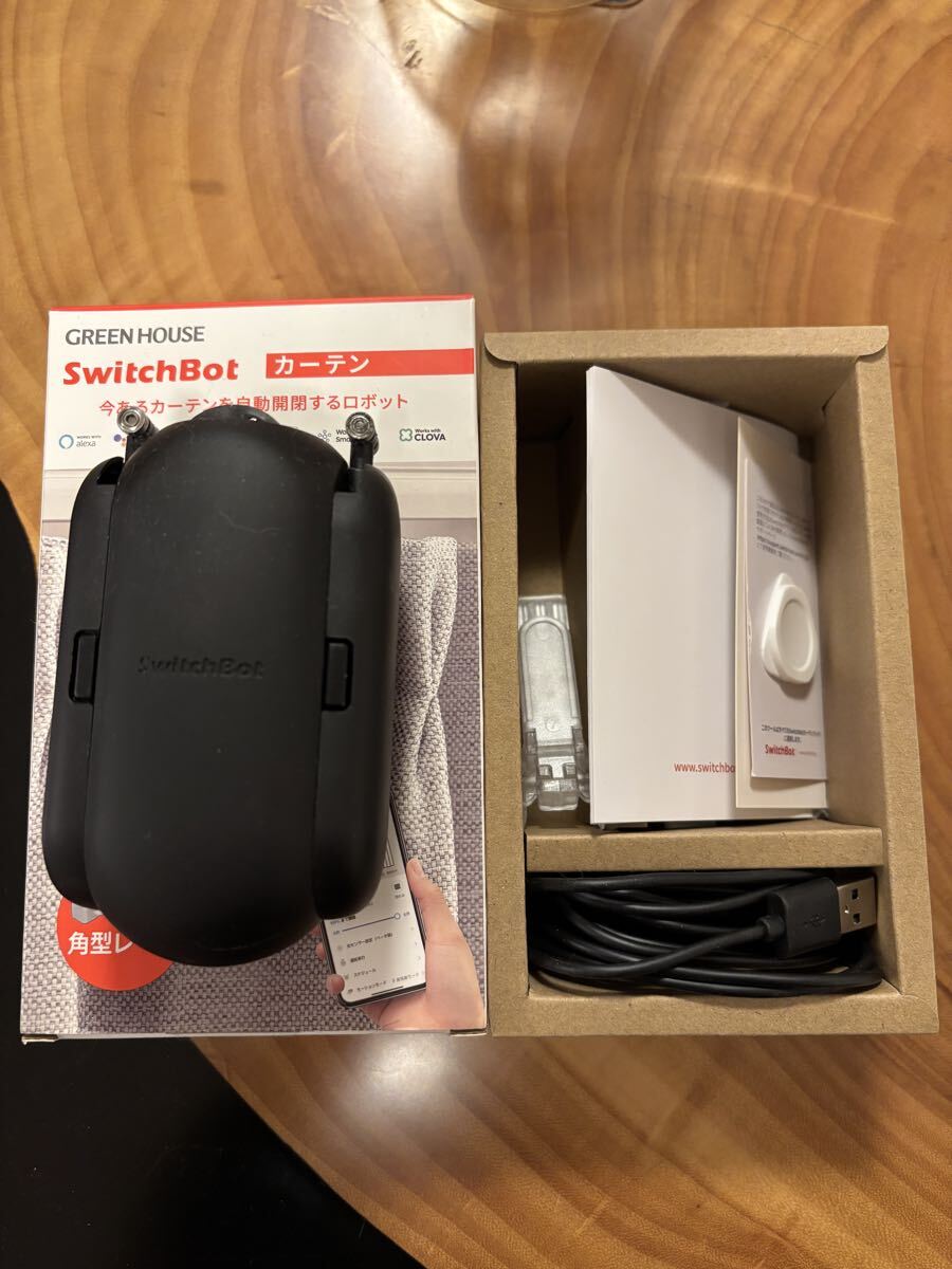 【即決 送料無料】Switch Bot W0701600-GH-UB Switchbot カーテン(角型レール対応) ブラック_画像1