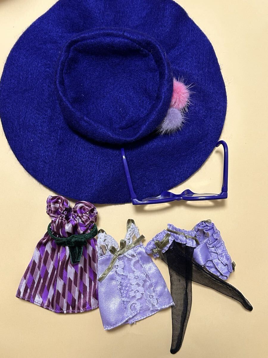 Blythe Blythe [ искусство attack ] наружный Fit ( диф .ruto официальный надеты . изменение кукла кукла одежда One-piece шляпа очки нижнее белье чулки 