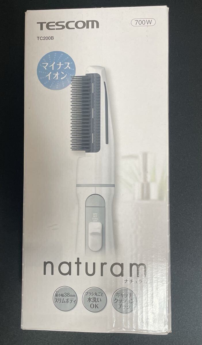 【未使用品】動作確認済み TESCOM マイナスイオンカールドライヤー ホワイト naturam ナチュラム テスコム TC200B_画像1
