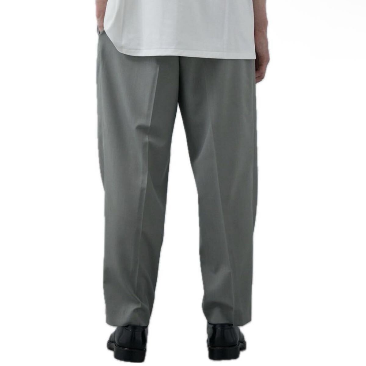 aqua stretch コラボ PUBLICTOKYO スラックス L パンツ パブリックトウキョウ グレー_画像3