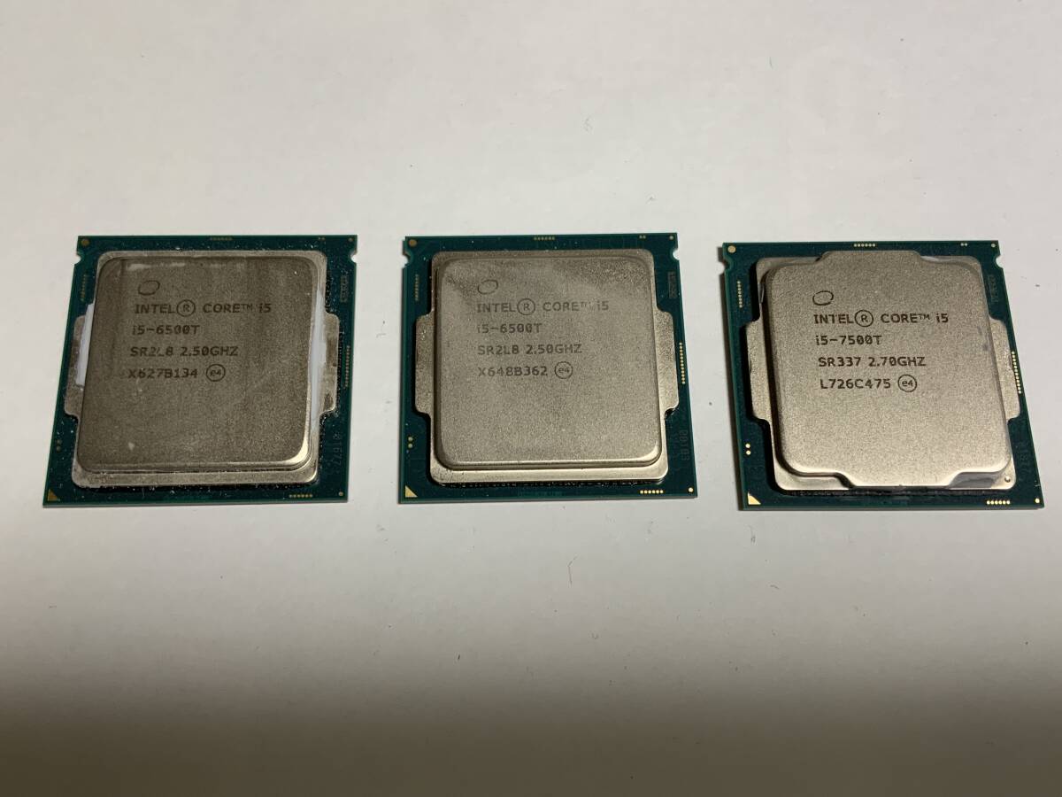 Intel Core i5 6500T SR2L8★Core i5 7500T SR337★まとめて3個セット_画像1