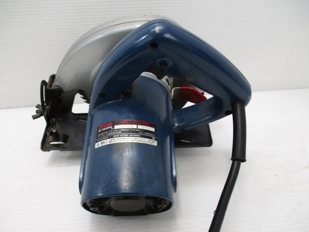 L146★RYOBI 電気丸ノコ(ブレーキ付) W-560PS_画像3