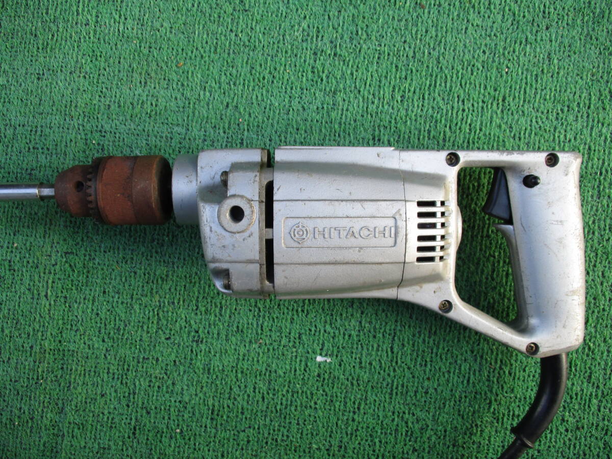 L147★攪拌シャフト・羽根付き、日立電気ドリル BUW-SH3/ミキサー_画像3